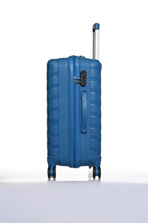 Pierre Cardin 04PC1950-02-M Mavi Unisex Orta Boy Bavul