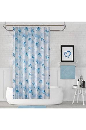 Duş Perdesi Çamaşır Makinesi Örtüsü Takımı Banyo Dekorasyon Seti