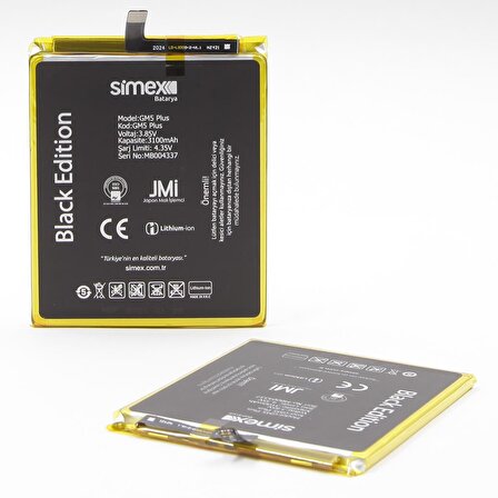 Simex General Mobile GM5 Plus ile Uyumlu SBT-01 Batarya