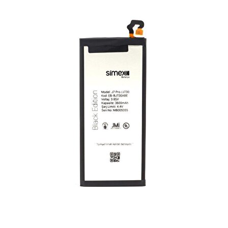 Simex Samsung J7 Pro   Batarya  SBT-01