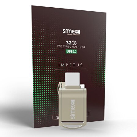 Simex SU-106 Impetus 3.0  Otg Type C 32GB USB Bellek