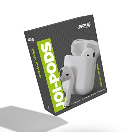 Jopus TWS Joi-Pods Mikrofonlu Bluetooth Kulaklık Beyaz