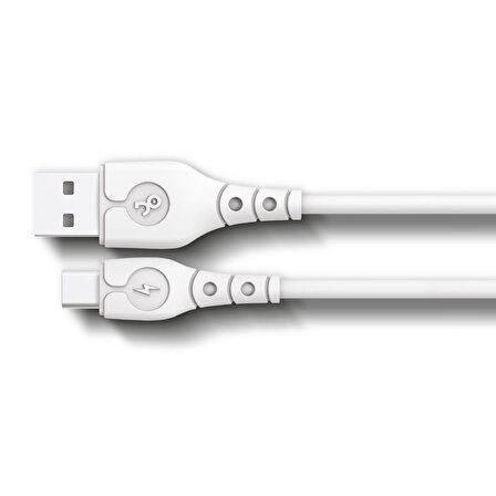 Jopus Universal Type C JO-DK9 J-WELL 1mt Data Kablosu Beyaz