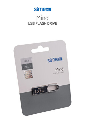 Simex SU-108 Mind 2.0  Metal  32GB USB Bellek