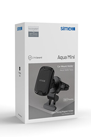 Simex Araç içi Petege Takmali Güçlü Mıknatıs Telefon Tutucu Aqua Mini