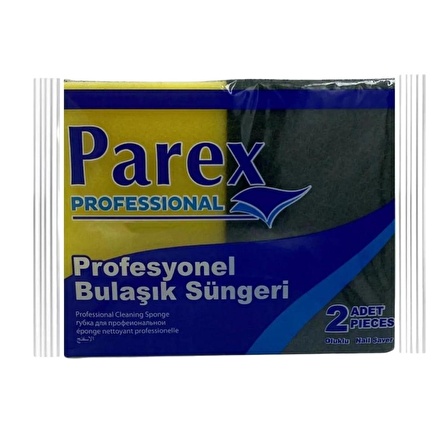 Parex Professional 2'li Oluklu Bulaşık Süngeri