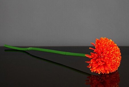Vitale Uzun Saplı Yapay Kadife Çiçeği Turuncu AK.BG0120 T