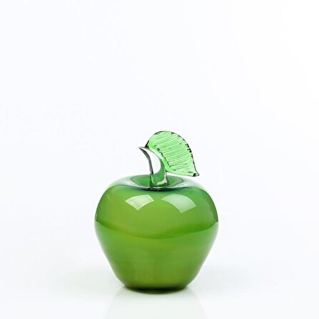 Vitale Murano Dekoratif Cam Yeşil Elma AK.EVD0005