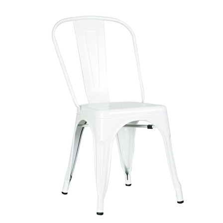 Vitale Tolix Sandalye Beyaz MS.SI129-BYZ