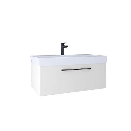 Kobos Glow 80 cm Lavabo Dolabı Bianco KB710032