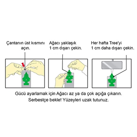 Little Trees Tropikal Aromalı Asma Oto Kokusu 3 Adet