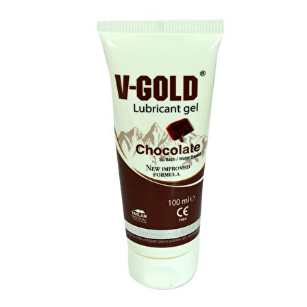 V-Gold Çikolatalı Su Bazlı Kayganlaştırıcı Jel 100 ML Chocolate