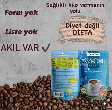 Detox 100 gr 24'lü Türk Kahvesi