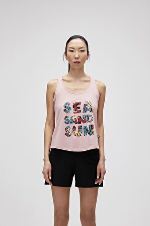 Bad Bear Kadın Pudra Pembe Atlet Sea Sand Sun Tank