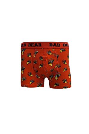Bad Bear Koyu Kırmızı Erkek Boxer PIZZA BOXER