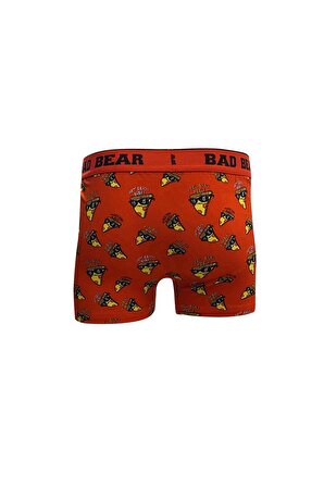 Bad Bear Koyu Kırmızı Erkek Boxer PIZZA BOXER