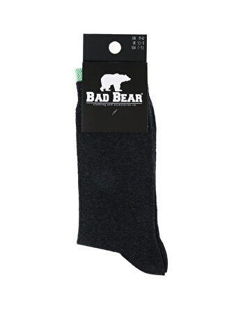 Bad Bear Gri - Yeşil Unisex Çorap - Flat Tall