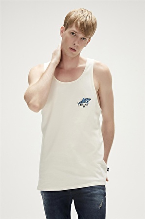 SHARK TANK-TOP BEYAZ