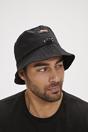 Funnel Cap Siyah Unisex Şapka