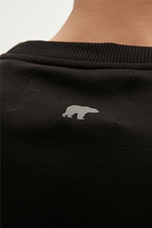 Bad Bear Reflect Crewneck Siyah Erkek Sweatshirt 23.02.12.022-C01