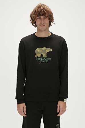 Bad Bear RE-FINGER CREWNECK Erkek Sweatshirt