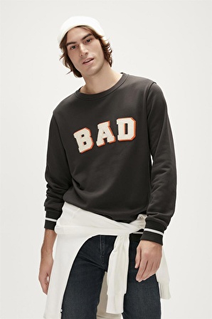 Bad Bear FELT CREWNECK Erkek Sweatshirt