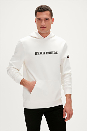 Bad Bear ARTHUR HOODIE BEYAZ Erkek Sweatshirt