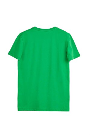Fiery Yeşil Baskılı Çocuk Tişört