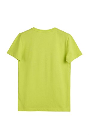Fave Yeşil Baskılı Çocuk Tişört