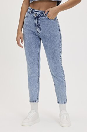 Alisha Jeans Ocean Blue Kadın Denim Pantolon