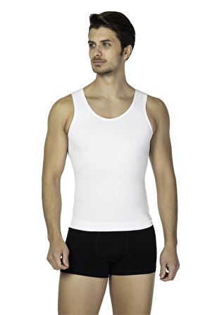 Ds Damat Beyaz Erkek İç Giyim Atlet DS0200