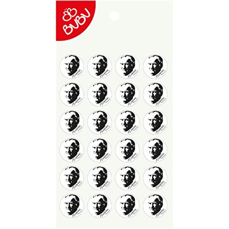 Bu-Bu Sticker Atatürk 2 Cm LS0045