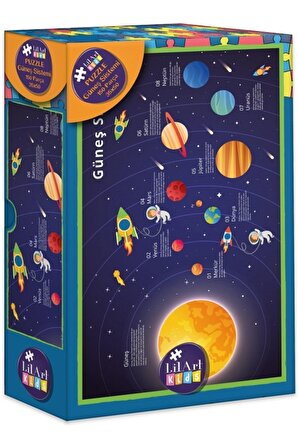 Lilart Puzzle Güneş Sistemi 150 Parça