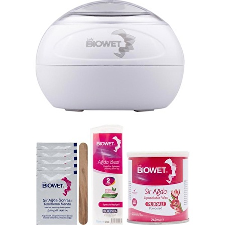 Lady Biowet Biowet Konserve Ağda Isıtıcı Set 240 G