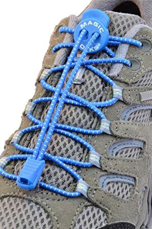 Magic Locks 09A1 - Mavi Akıllı Ayakkabı Bağcığı