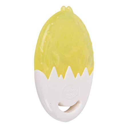 Zuzu Toys Sulu Kırık Yumurta Temalı Diş Kaşıyıcı - Sarı