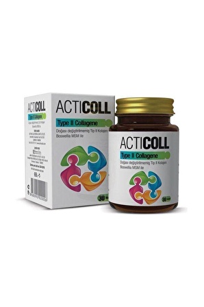 Activus Actıcoll Type Iı Collagene 30 Kapsül