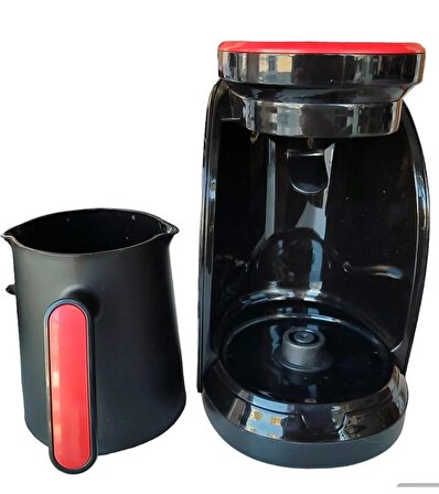 Awox Sparkling Türk Kahve Makinesi  (NAR ÇİÇEĞİ )-Işıklı -Sesli ikaz sistemi -Taşma Emniyeti -4 Fincan -Gizli Rezistans