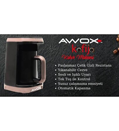 AWOX Kafija Türk Kahve Makinesi (16 ADET -1 KOLİ ) MAVİ