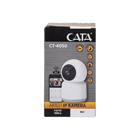 Cata CT-4050 1 Megapiksel Full HD 1920x1080 IP Kamera Güvenlik Kamerası