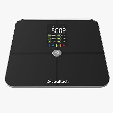 Soultech AT001S WellDone Bluetooth Smart Body Fat Scale Black