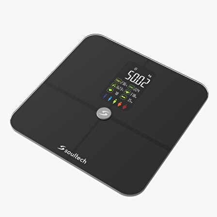 Soultech AT001S WellDone Bluetooth Smart Body Fat Scale Black