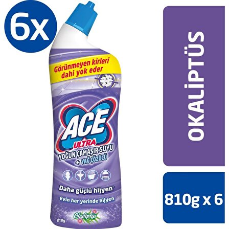 ACE Ultra Yoğun Kıvamlı Çamaşır Suyu Okaliptus 750 ml
