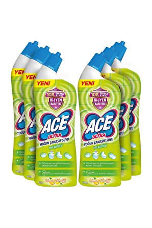ACE Ultra Yoğun Kıvamlı Çamaşır Suyu Limon Tazeliği 750 ml