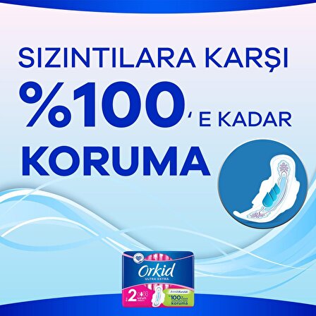 Orkid Ultra Extra Ekstra Gece 96 Adet Milli Takım Cesaret Paketi Hijyenik Ped