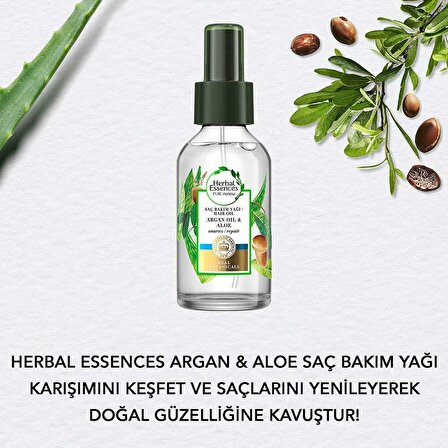 Herbal Essences Argan Yağlı Onarıcı Sprey Yağ 100 ml X2