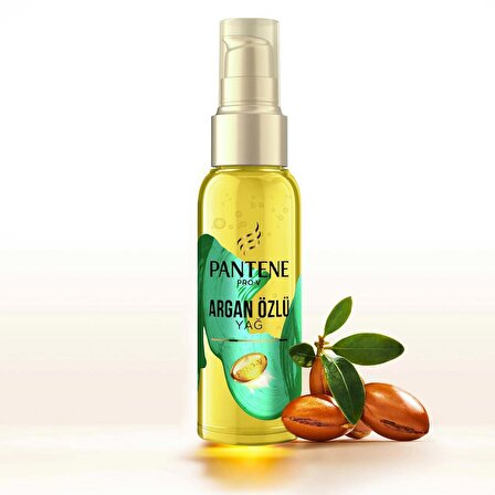 Pantene Doğal Sentez Saç Bakım Serumu Argan Yağlı Elixir 100 ml x3