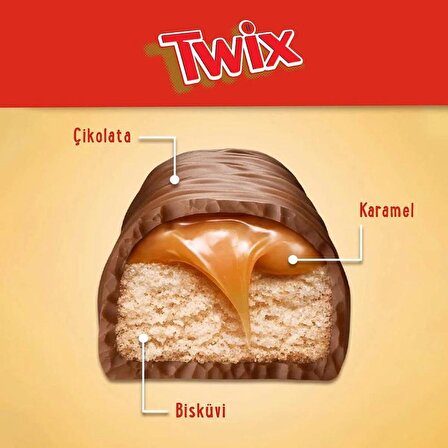 Twix Karamelli Çikolata 50 G 6X