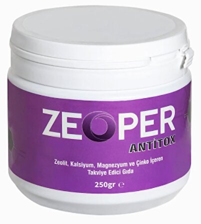 Zeoper Zeolit Klinoptilolit Takviye Edici Gıda 250 gr