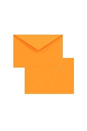 100 Adet 13*18 Turuncu Renkli Zarf Davetiye Lüks Tebrik Kartı Mektup Mühür Cüzdan Büyük Kapasiteli